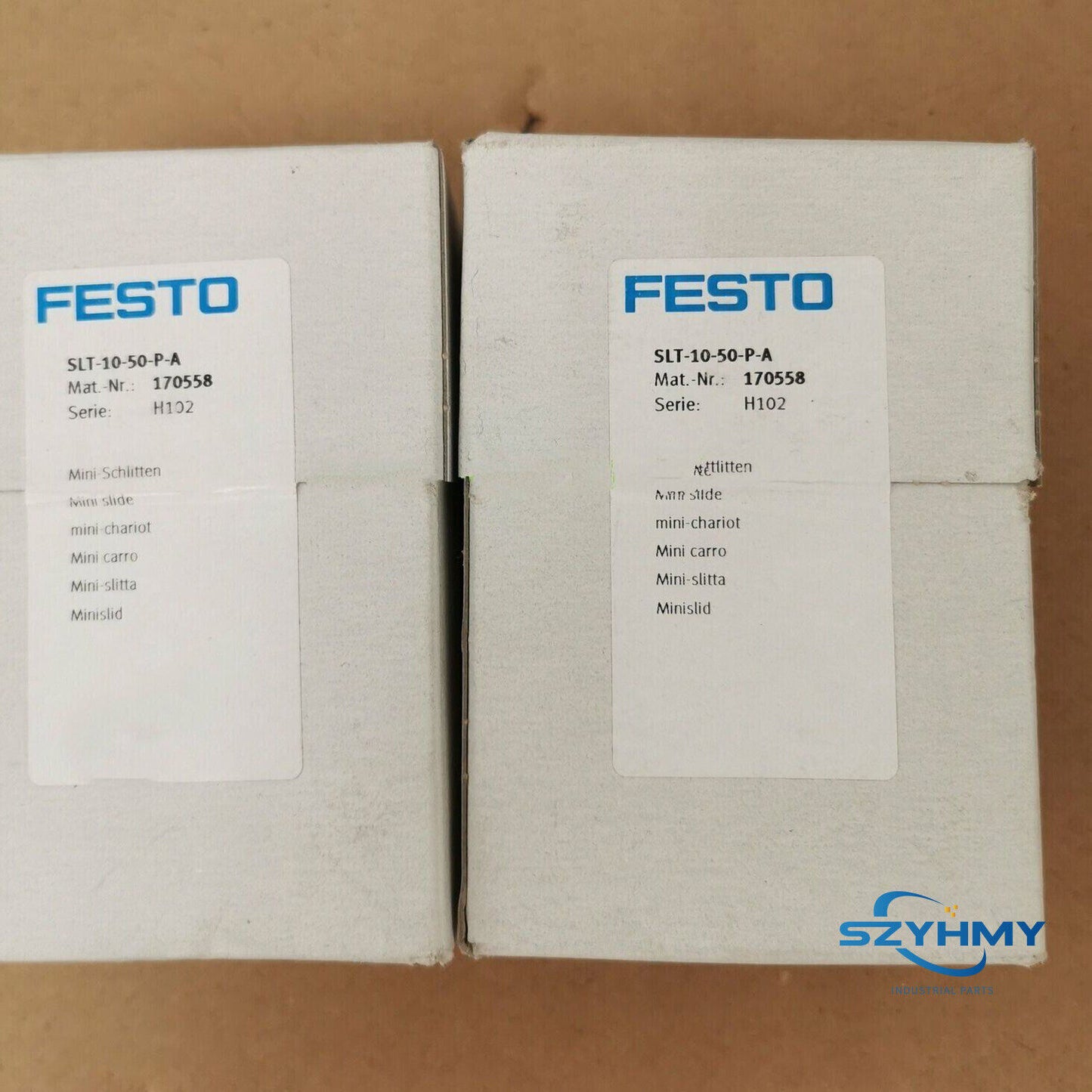 FESTO SLT-10-50-P-A 170558 Slider Cylinder - 1PC - FESTO