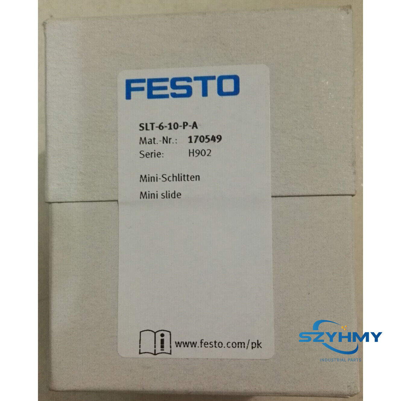 FESTO SLT-6-10-P-A Slide Cylinder - 1PC New, Model 170549 - FESTO