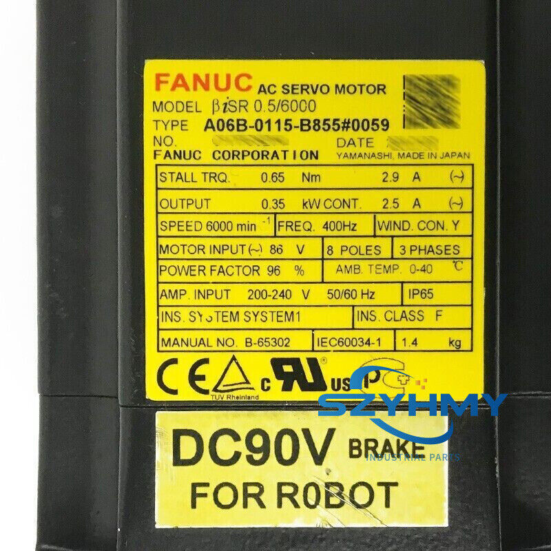 FANUC A06B-0115-B855 Servo Motor - High Performance Precision - FANUC