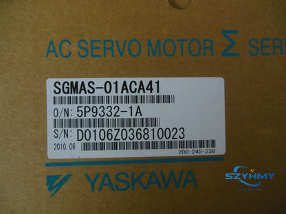 YASKAWA SGMAS-01ACA41 AC Servo Motor - New In Box - YASKAWA