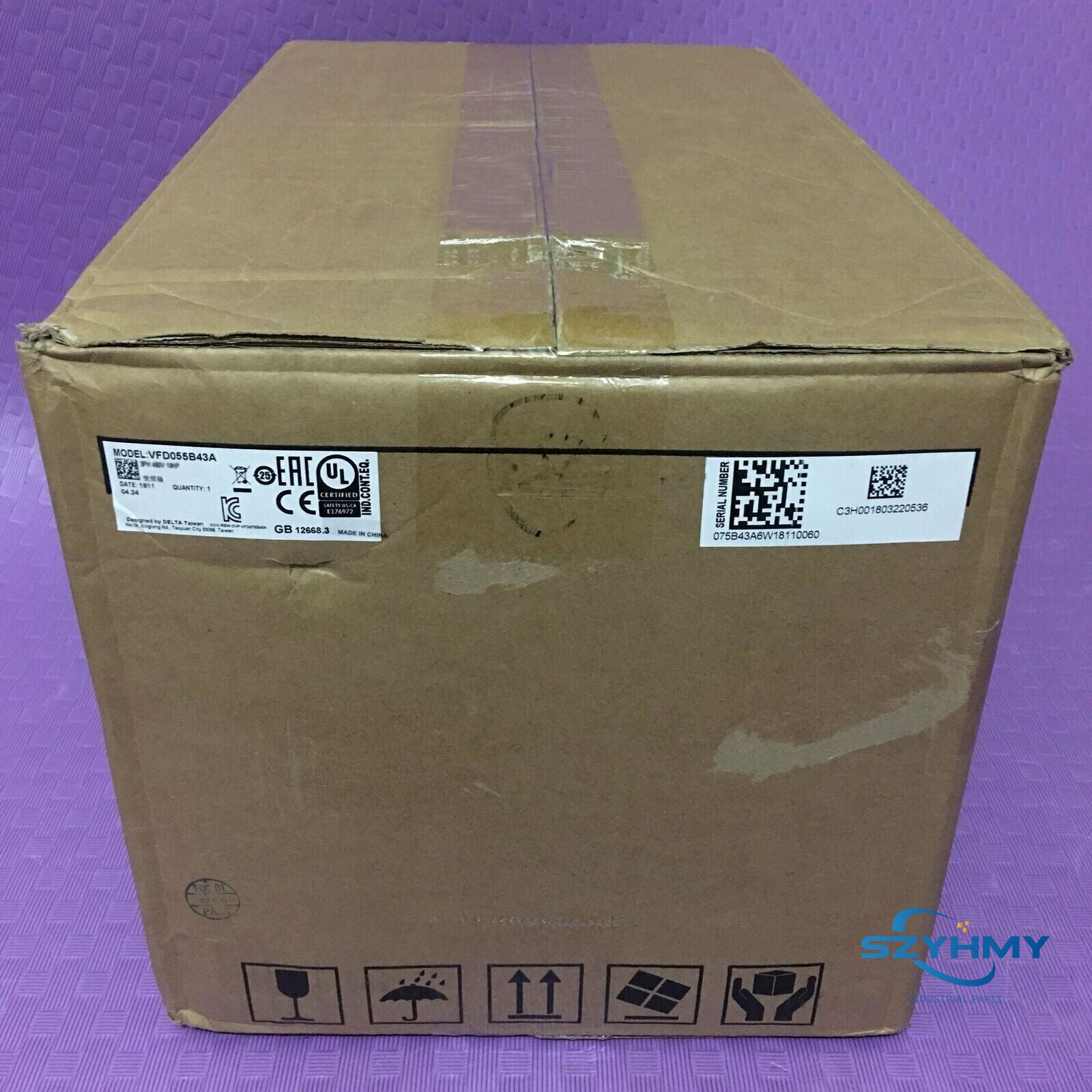 Delta VFD055B43A 5.5KW Inverter 380V - New in Box - DELTA