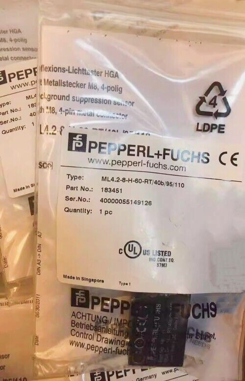 Pepperl+Fuchs ML4.2-8-H-60-RT/40b/95/110 Photoelectric Sensor - PEPPERL+FUCHS