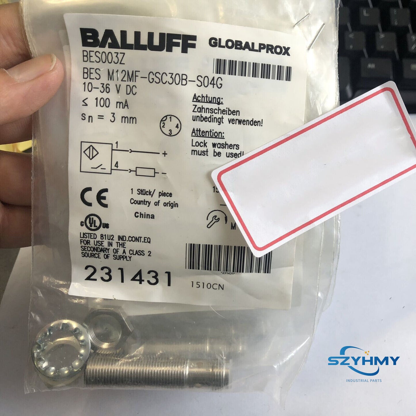 BALLUFF BES M12MF-GSC30B-S04G Proximity Switch - 1PC New Model - KOEED