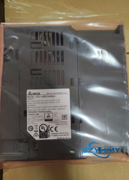 Delta VFD11AMS23ANSAA 2.2kW Inverter 200V-240VAC - 1PC - DELTA