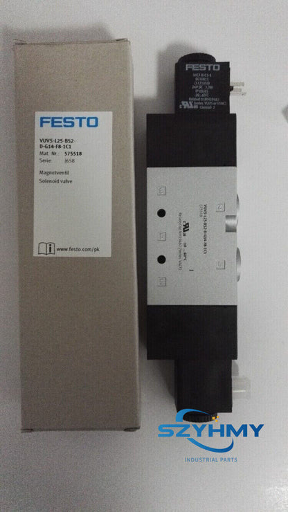 Festo VUVS-L25-B52-D-G14-F8-1C1 Solenoid Valve - 1pc New - FESTO