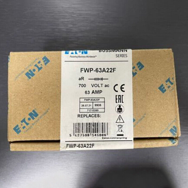 10pcs Bussmann EATON FWP-63A22F Fuse 63A 700V in Box - BUSSMANN