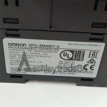 OMRON PLC CP1L-EM40DT-D: Reliable Automation Control System - OMRON