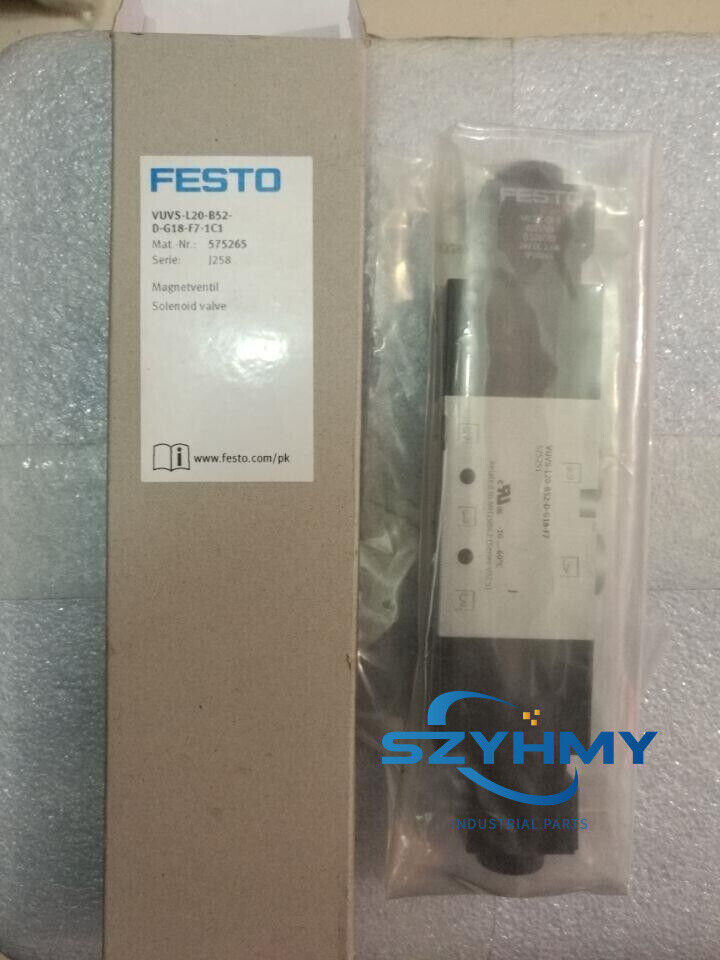 Festo VUVS-L20-B52-D-G18-F7-1C1 Solenoid Valve - 1PC New - FESTO