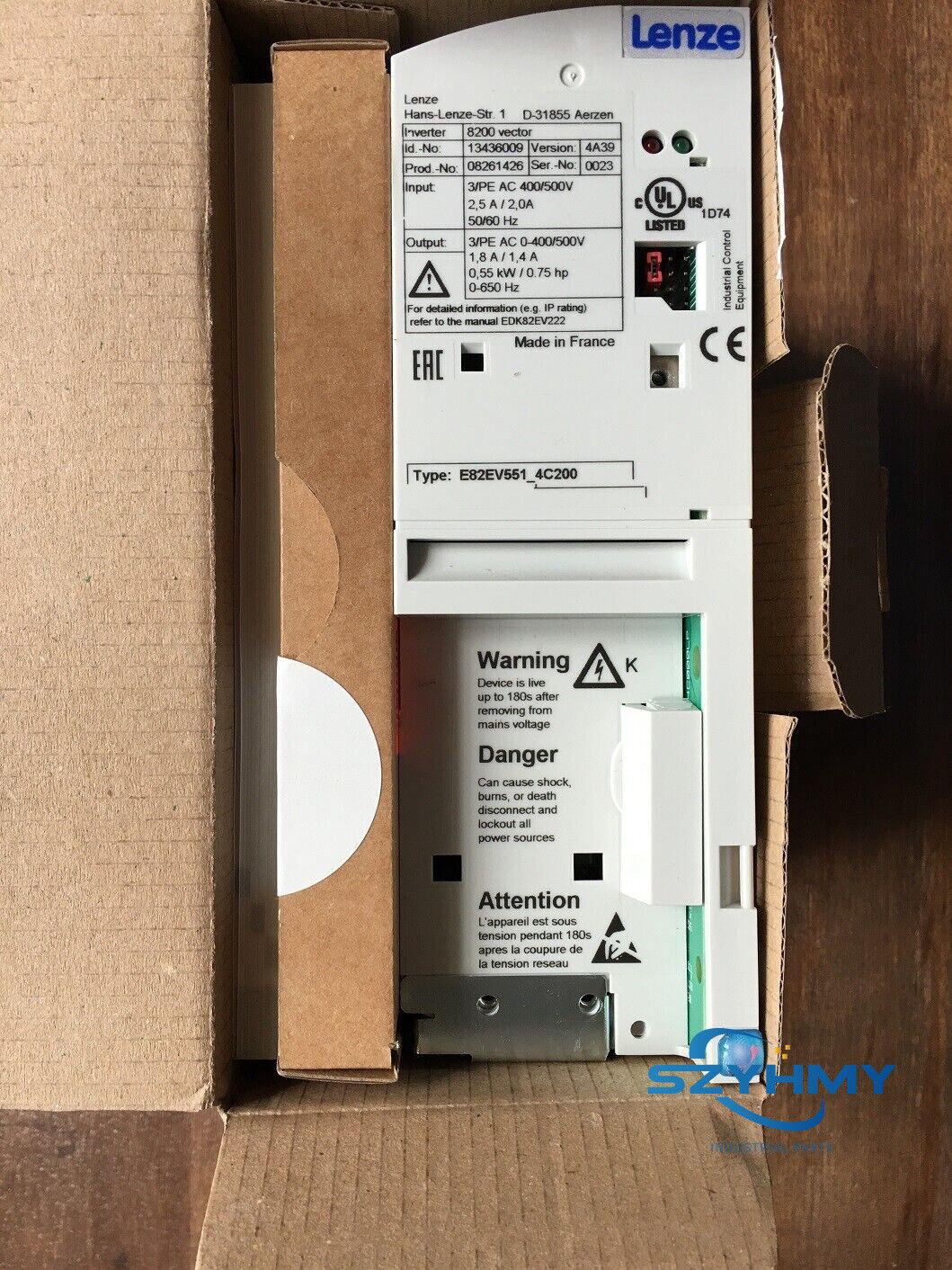 Lenze E82EV551K4C200 Frequency Converter - LENZE
