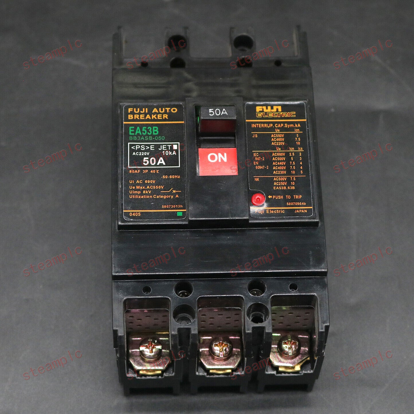 Fuji EA53B 3P 50A Circuit Breaker - Reliable Protection - FUJI