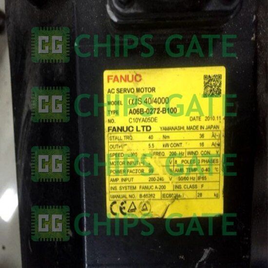 FANUC A06B-0272-B100 Servo Motor - Tested & Good Condition - FANUC