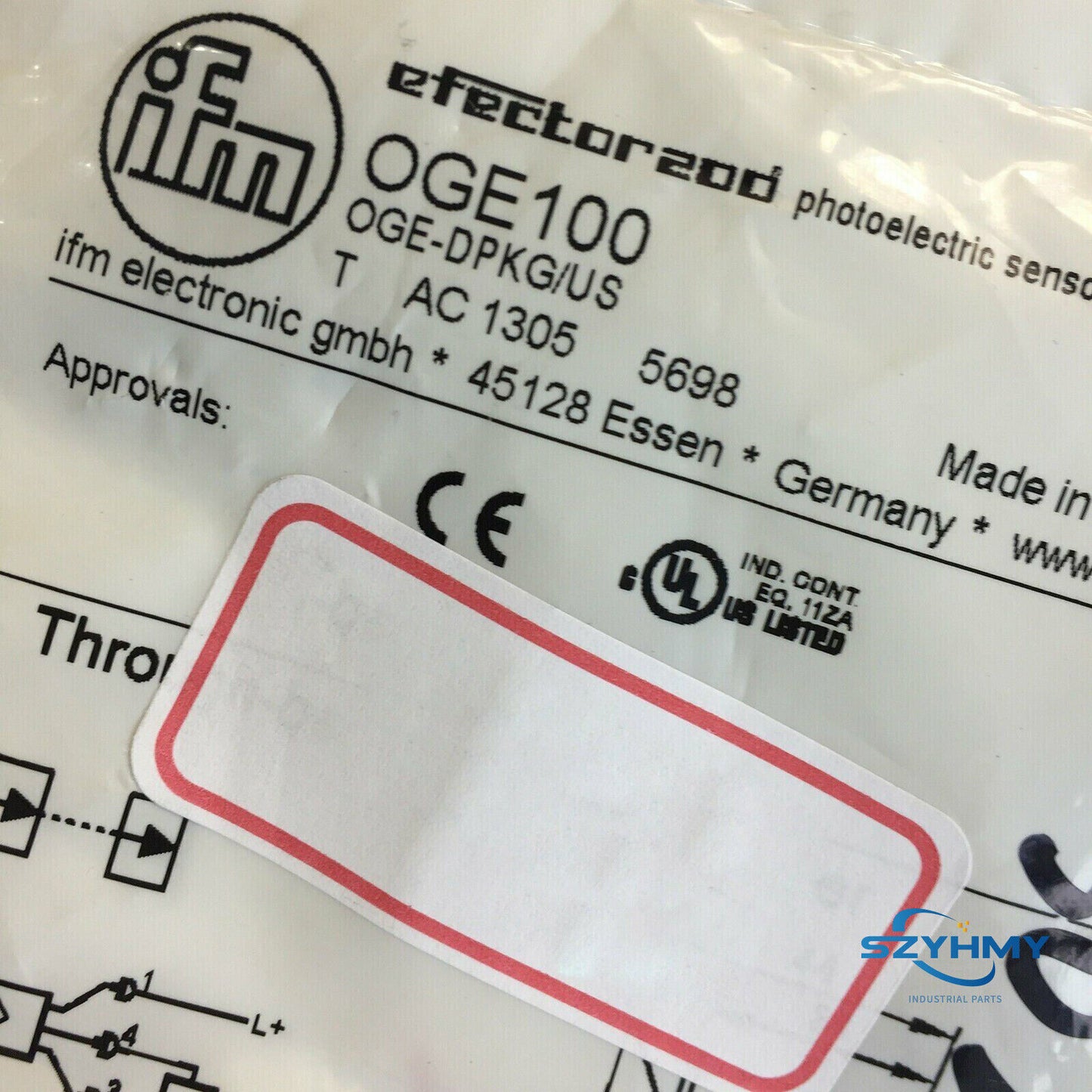 IFM OGE100 Proximity Sensor - New 1pc - IFM