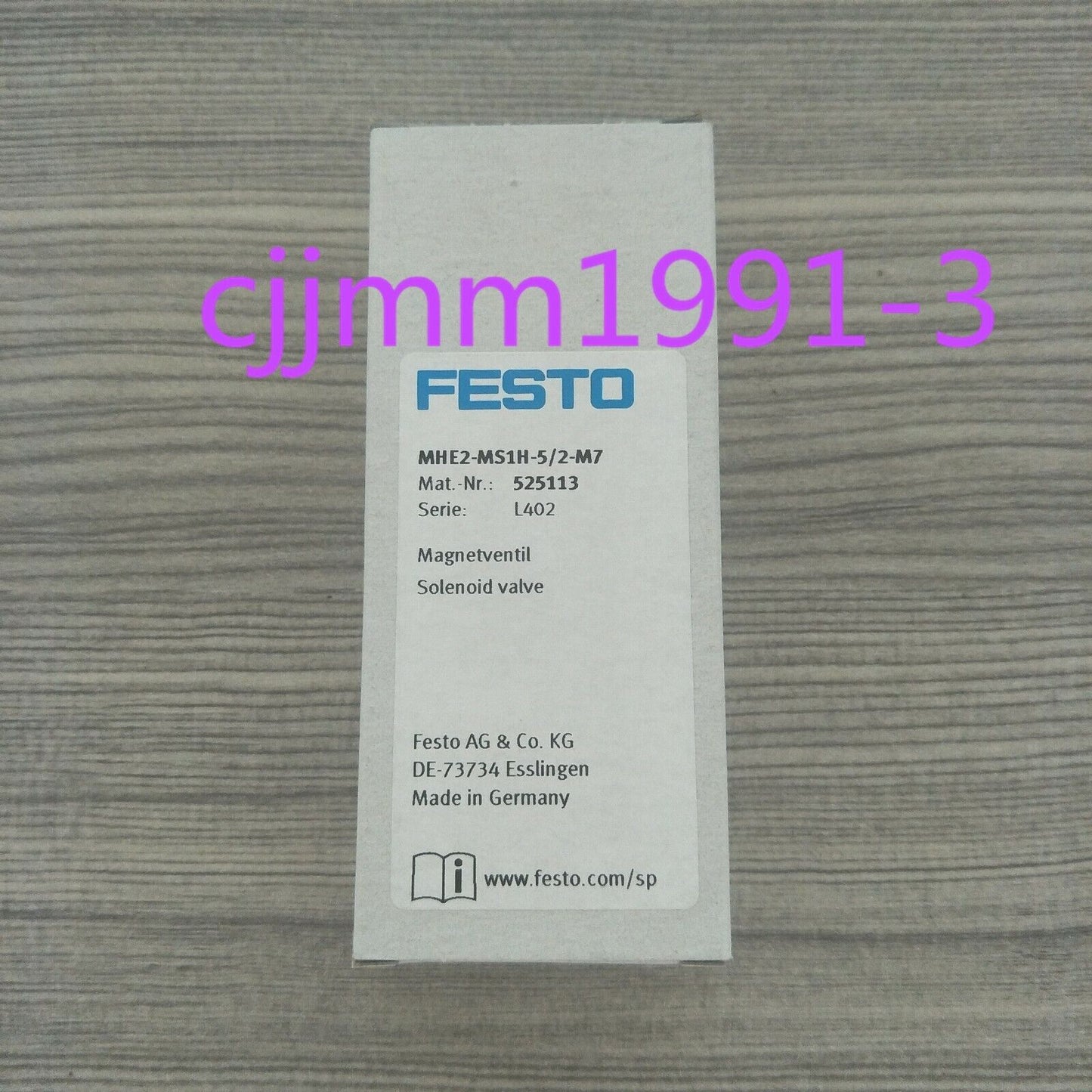 FESTO MHE2-MS1H-5/2-M7 Solenoid Valve - 1PC New - FESTO