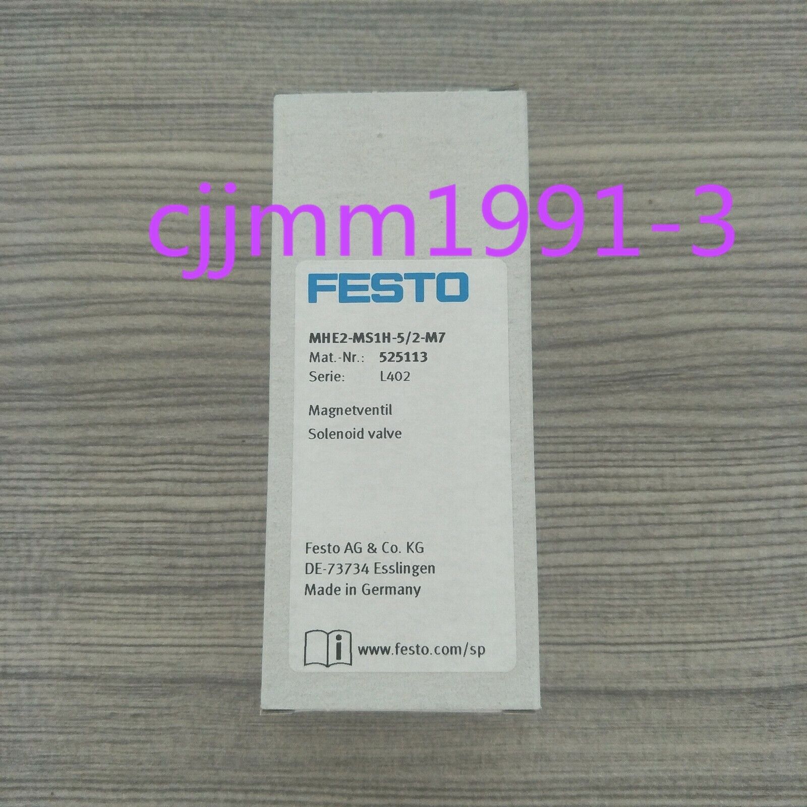 FESTO MHE2-MS1H-5/2-M7 Solenoid Valve - 1PC New - FESTO