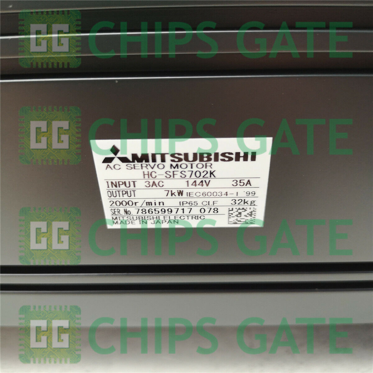 Mitsubishi HC-SFS702K Servo Motor for High Precision Applications - MITSUBISHI