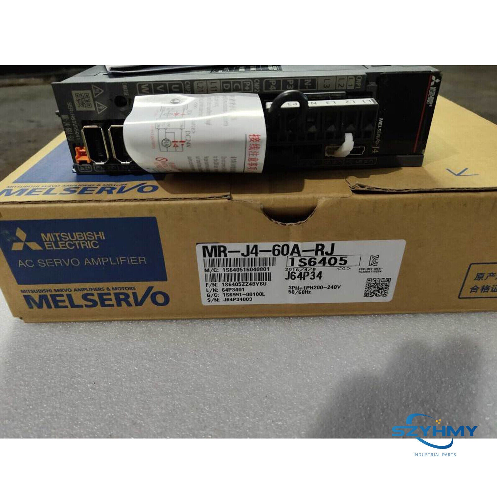 1PC Mitsubishi MR-J4-60A-RJ Servo Drive - New & In Box - MITSUBISHI