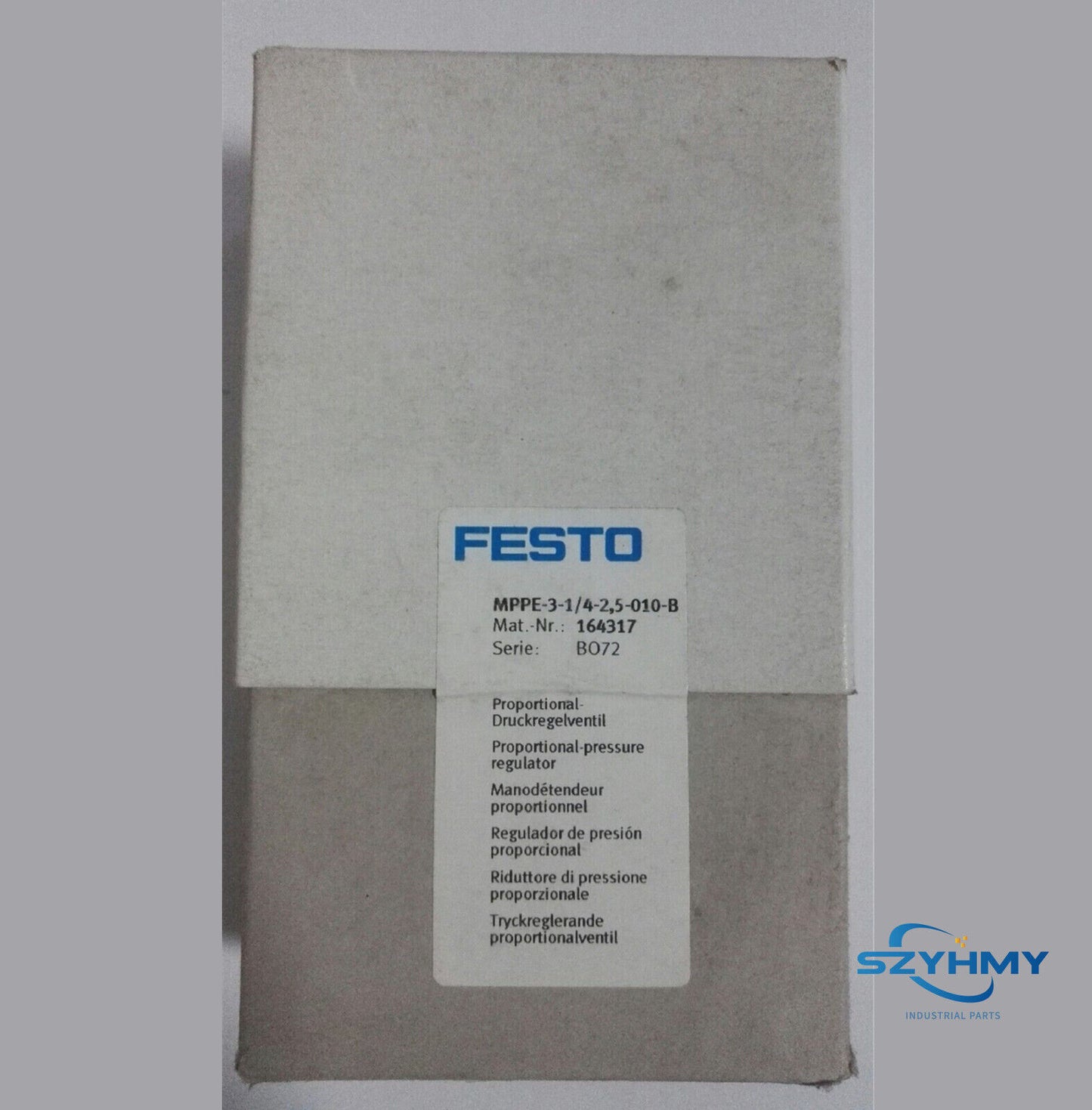 FESTO MPPE-3-1/4-2.5-010-B Proportional Pressure Regulator - FESTO
