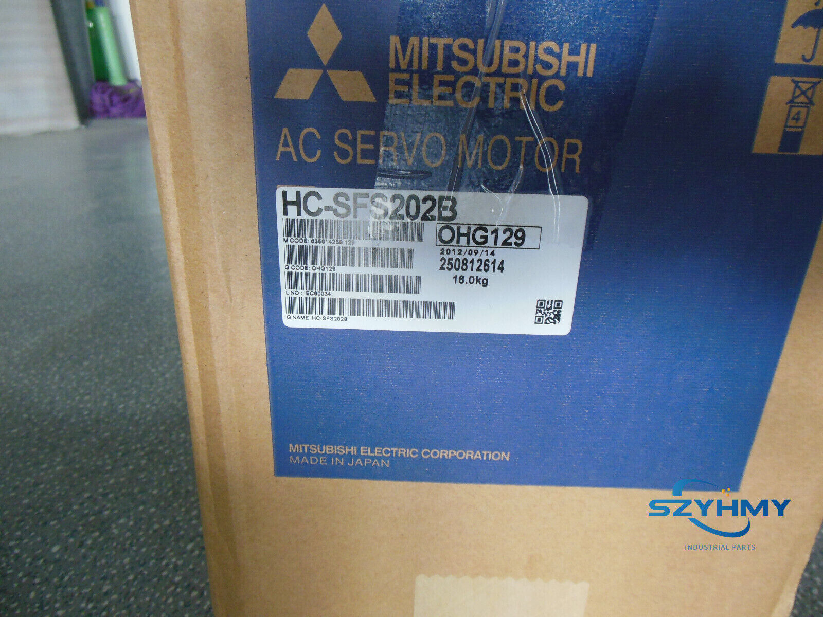 1PC Mitsubishi HC-SFS202B AC Servo Motor for Precision Control - MITSUBISHI