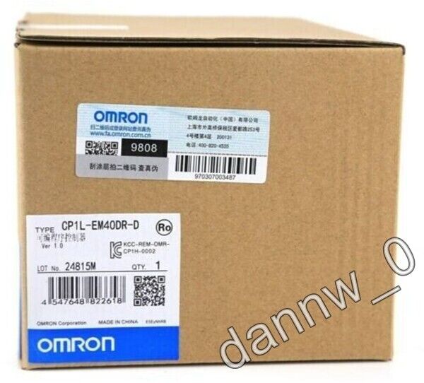 Omron CP1L-EM40DR-D New PLC Module for Automation Solutions - OMRON