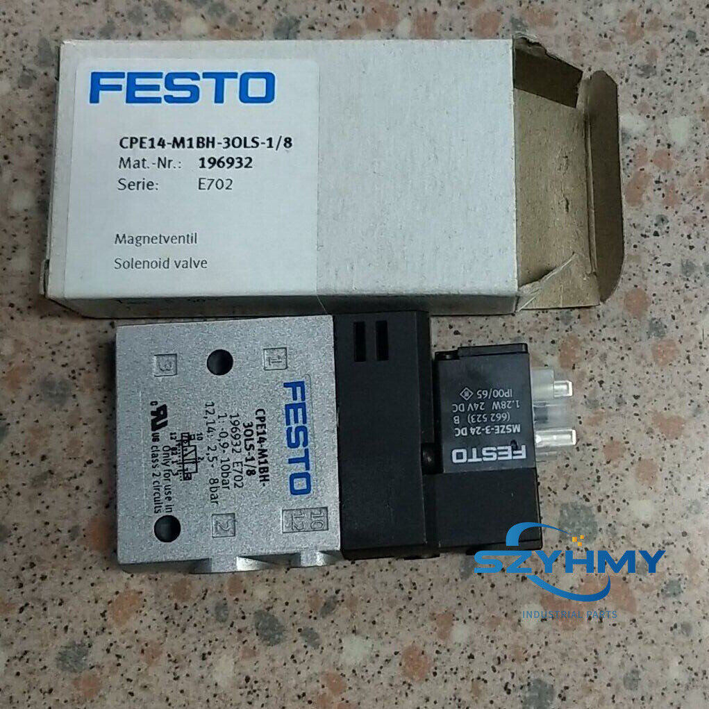Festo CPE14-M1BH-3OLS-1/8 Solenoid Valve - Model 196932 - FESTO