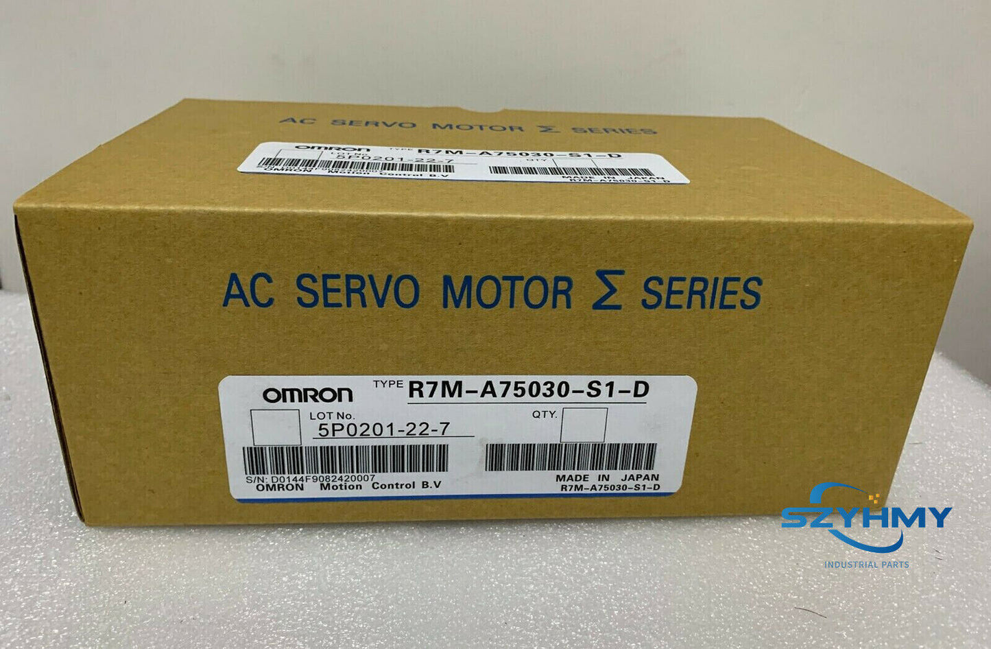 Omron R7M-A75030-S1-D Servo Motor - 1PC, Brand New, In Box - OMRON