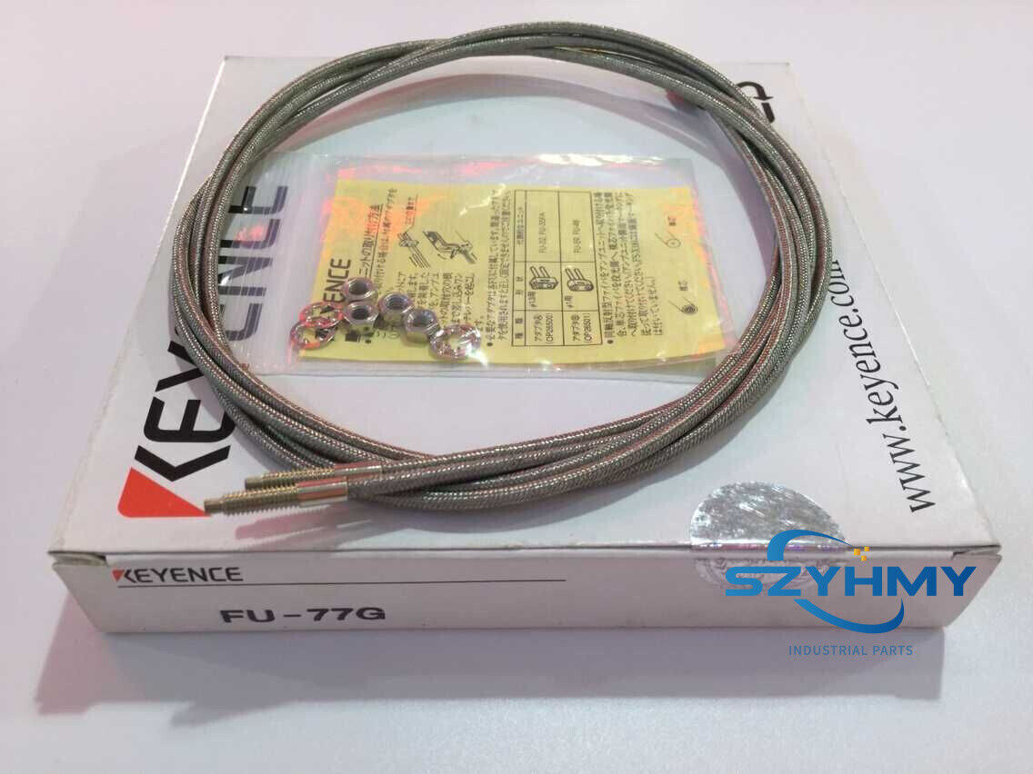 KEYENCE FU-77G Fiber Optic Sensor with Cable - New in Box - KEYENCE