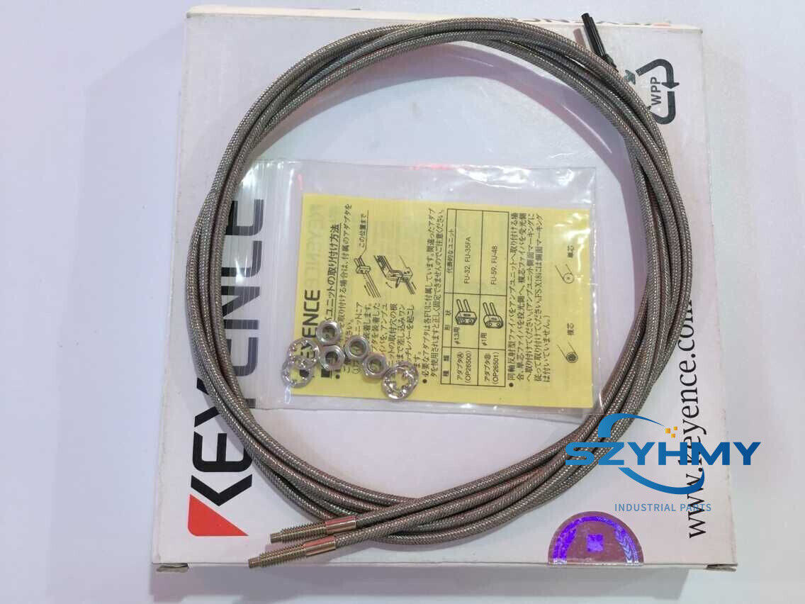 KEYENCE FU-77G Fiber Optic Sensor with Cable - New in Box - KEYENCE