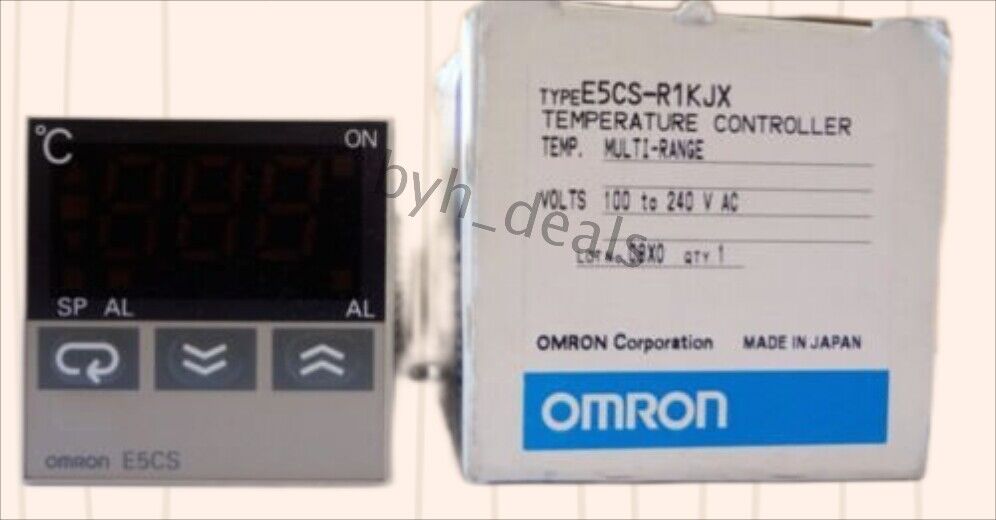 OMRON E5CS-R1KJX Digital Temperature Controller Thermostat 100-240VAC - OMRON