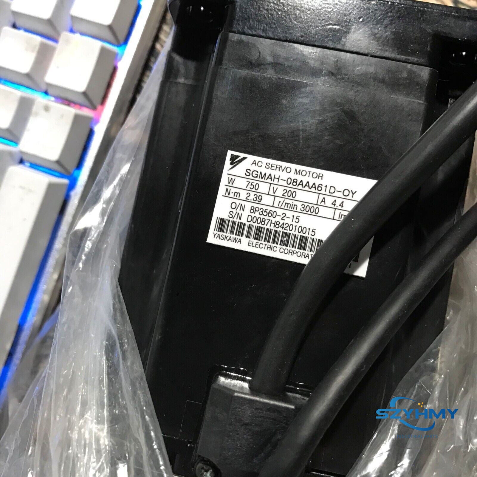 1PC Yaskawa SGMAH-08AAA61D-OY Servo Motor for Precision Control - YASKAWA