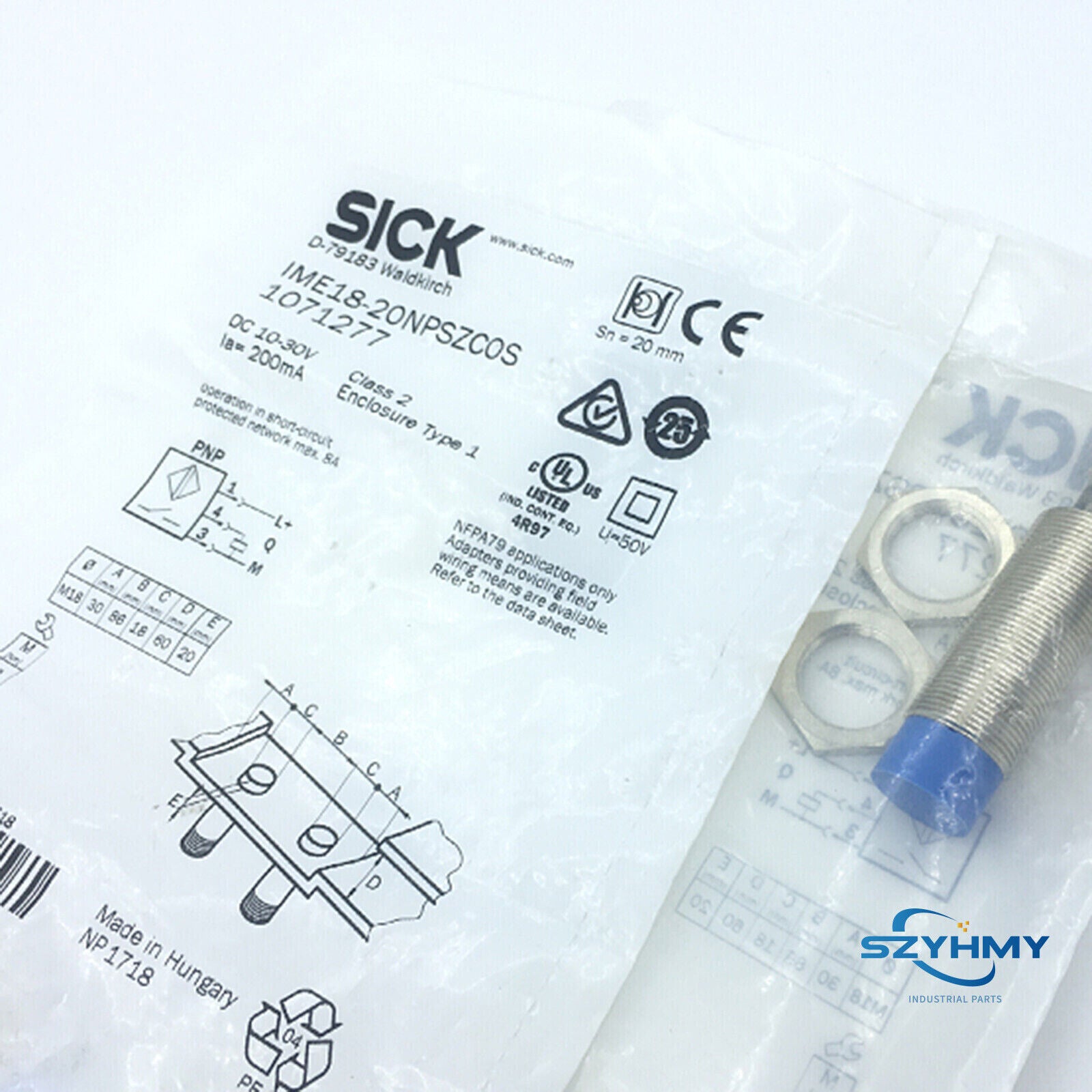 1pc New Sick IME18-20NPSZC0S Inductive Proximity Sensor - SICK