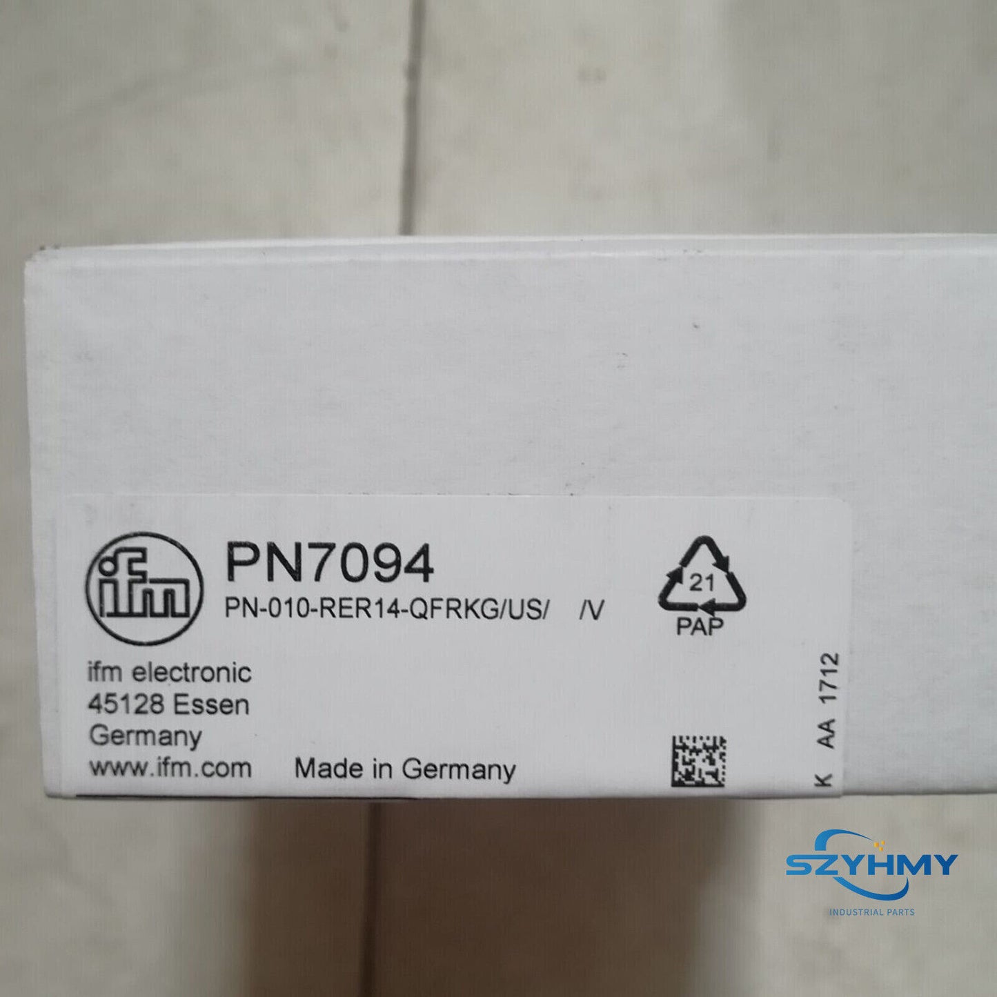 New IFM PN7094 Pressure Switch for Accurate Pressure Control - KOEED