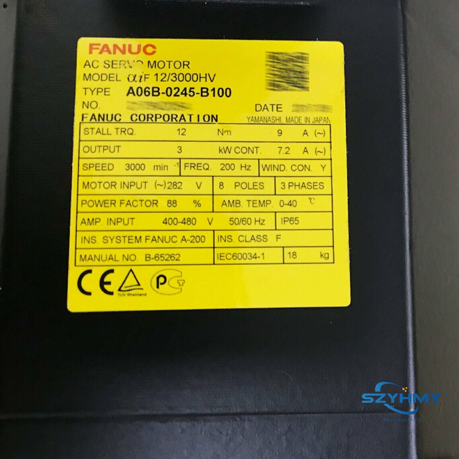FANUC A06B-0210-B200 Servo Motor - New in Box - FANUC