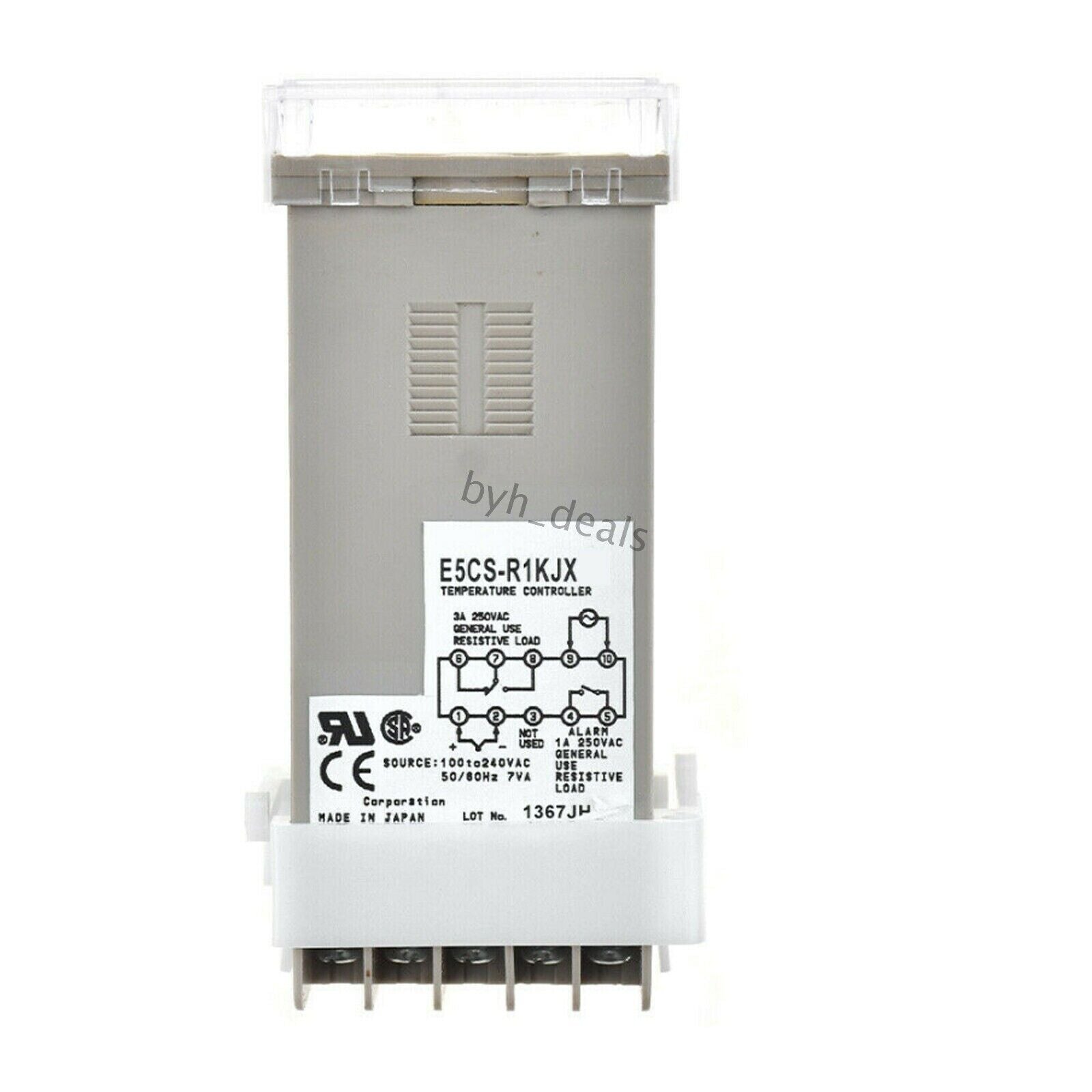 OMRON E5CS-R1KJX Digital Temperature Controller Thermostat 100-240VAC - OMRON