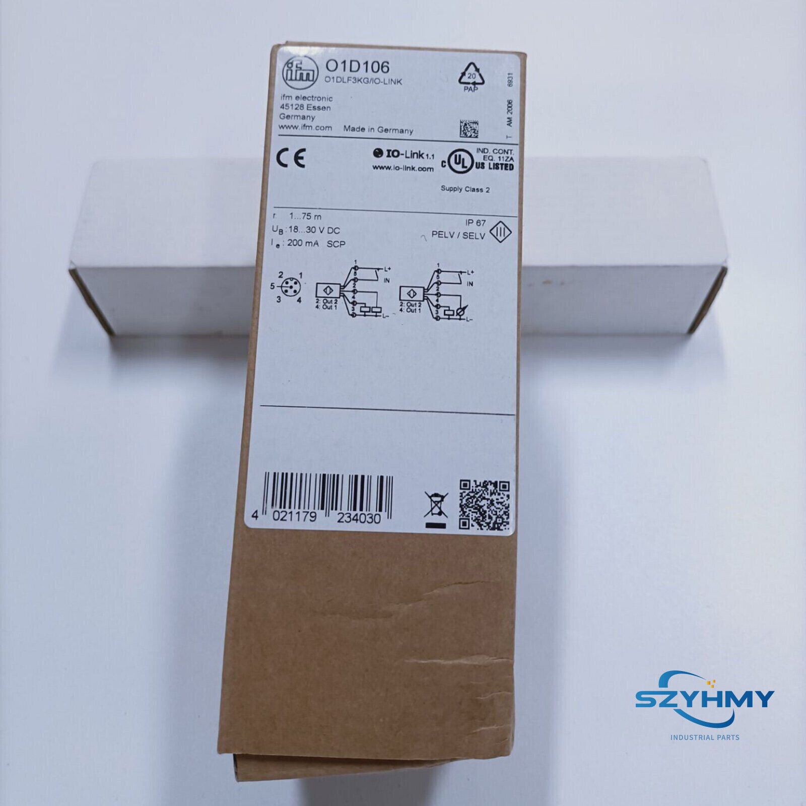 IFM O1D106 Laser Range Sensor - 1PC New in Box - IFM