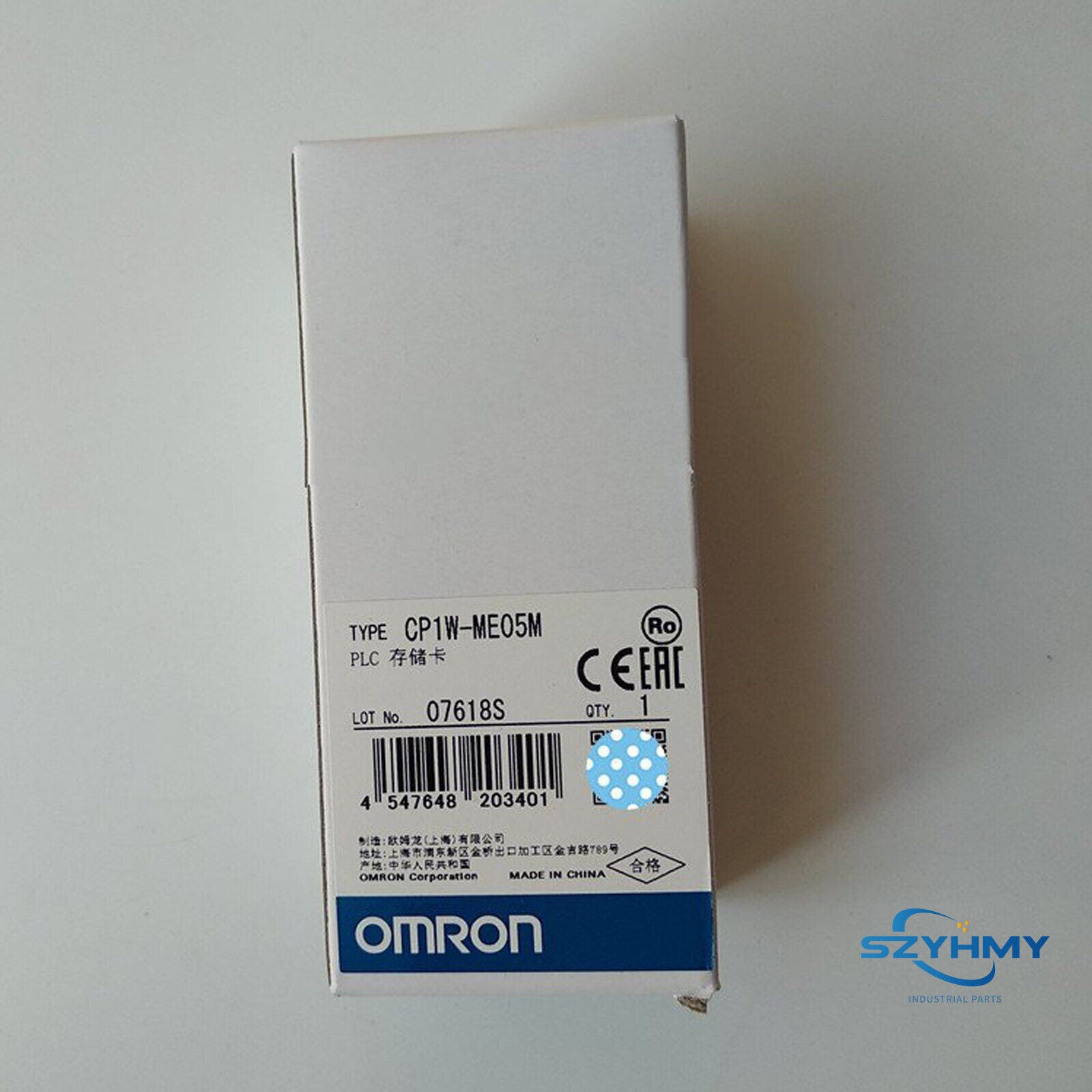 Omron CP1W-ME05M Memory Card - 1PC New Availability - OMRON