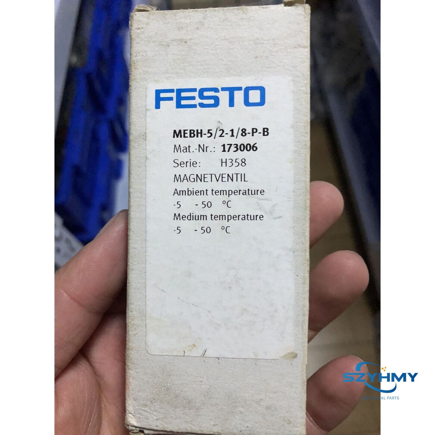 FESTO MEBH-5-2-1-8-P-B 173006 Solenoid Valve - 1PC - FESTO