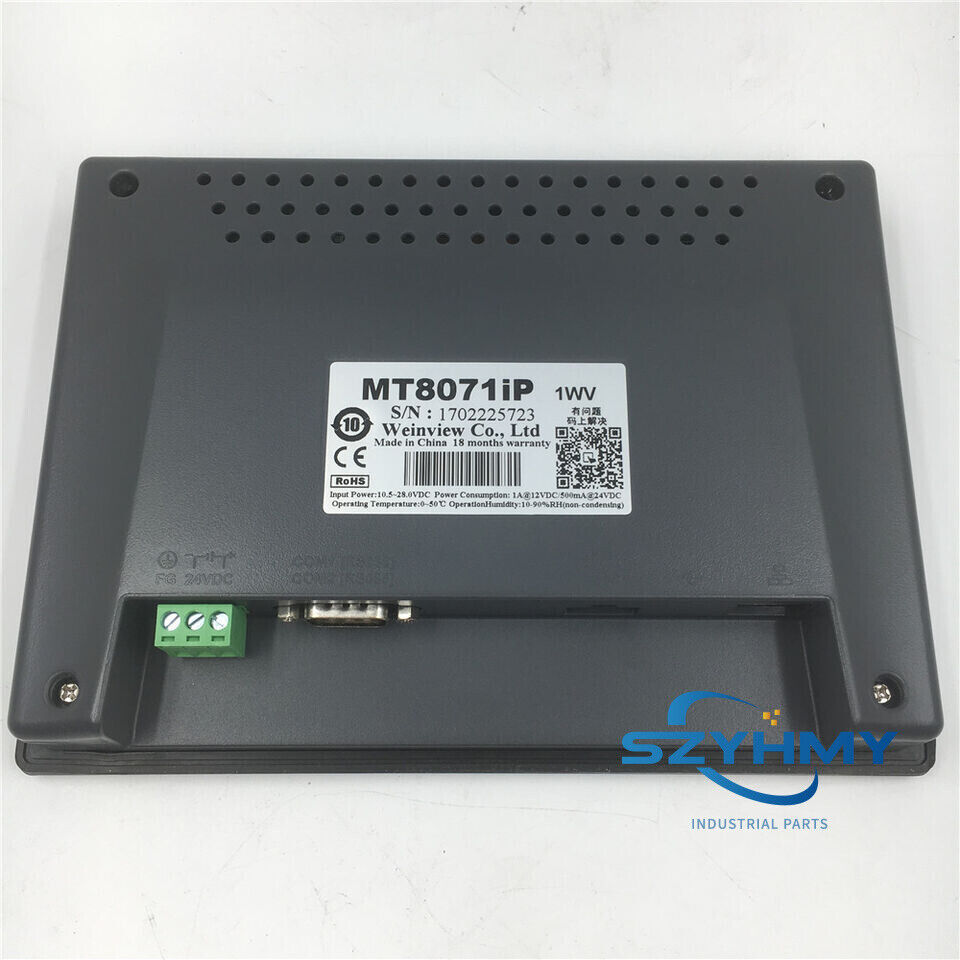 WEINTEK MT8071IP Touch Panel HMI - High-Performance Solution - WEINTEK