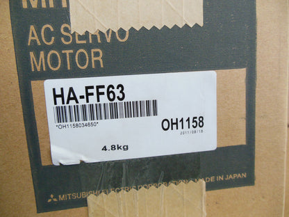 MITSUBISHI HA-FF63 Servo Motor - New In Box - Model HAFF63 - MITSUBISHI
