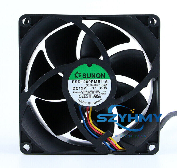 SUNON PSD1209PMB1-A 9CM DC 12V Chassis Bearing Fan - 11.32W - SUNON