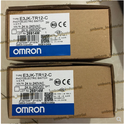 Omron E3JK-TR12-C 2M Photoelectric Sensor - Original Manufacturer - OMRON