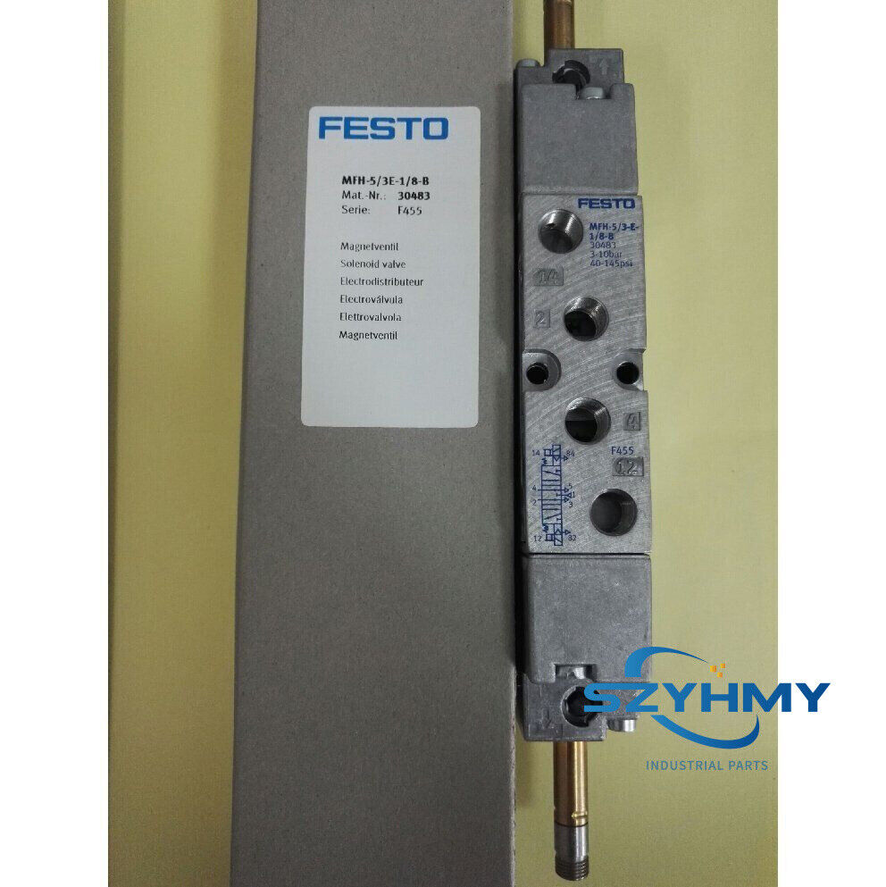 FESTO MFH-5/3E-1/8-B Solenoid Valve - 1PC New 30483 - FESTO