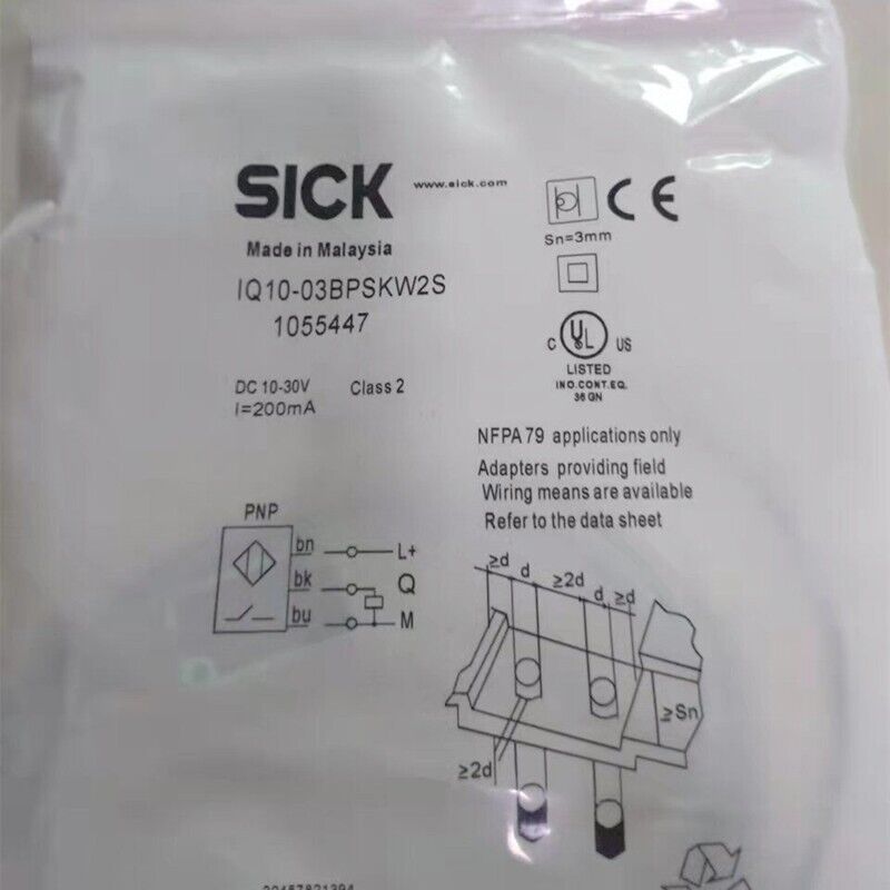 NEW SICK IQ10-03BPSKW2S Proximity Switch - High Precision Sensor - SICK