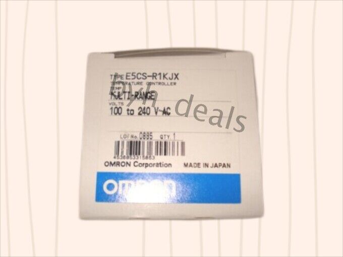 OMRON E5CS-R1KJX Digital Temperature Controller Thermostat 100-240VAC - OMRON