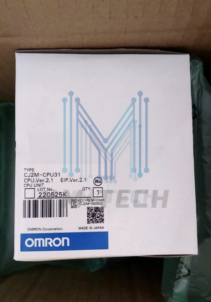 OMRON CJ2M-CPU31 PLC Module - High-Performance CPU Unit - OMRON