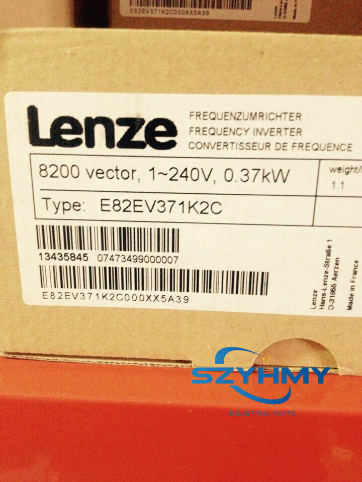 Lenze INVERTER E82EV371K2C New In Box - LENZE