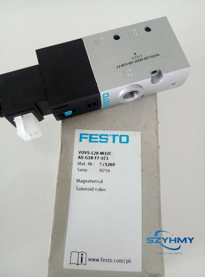 1PC New FESTO VUVS-L20-M32C-AD-G18-F7-1C1 Solenoid Valve - FESTO