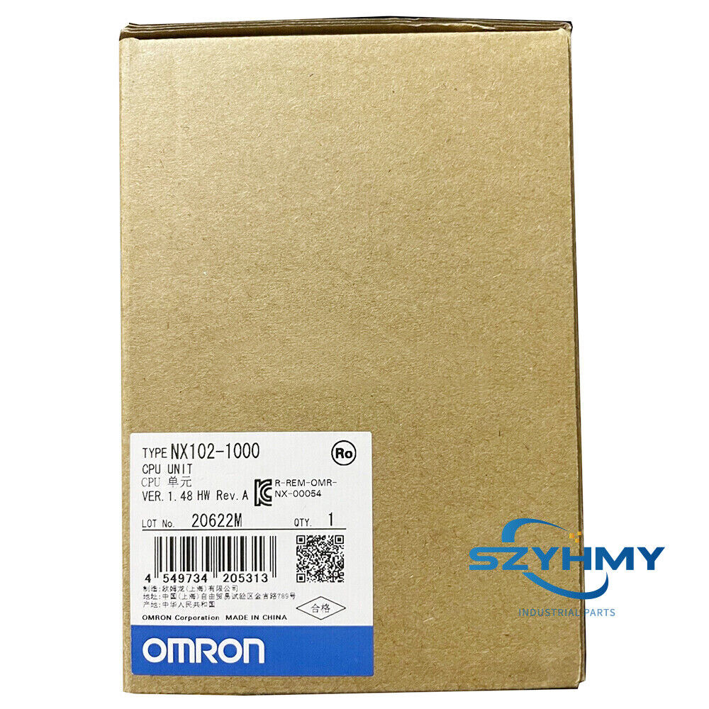 Omron NX102-1000 CPU Unit PLC New In Box - OMRON