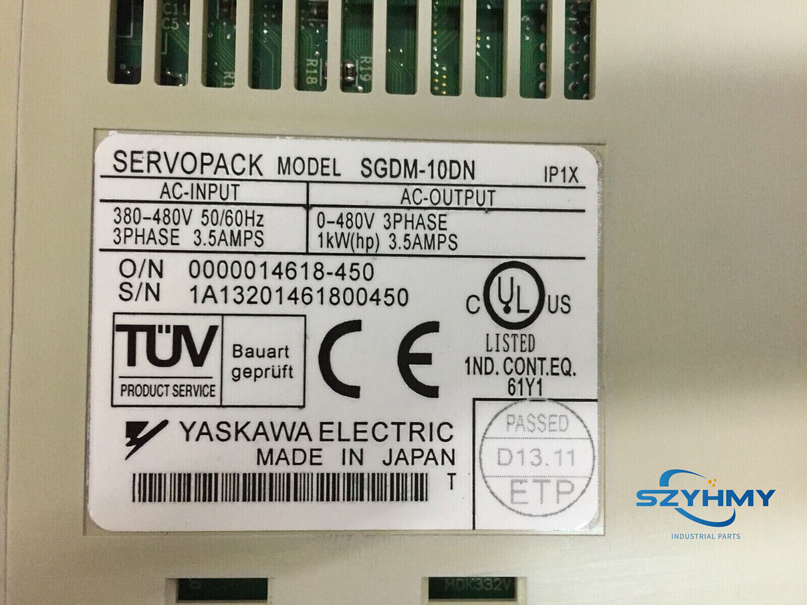 YASKAWA SGDM-10DN Servo Drive - Precision Motion Control - YASKAWA