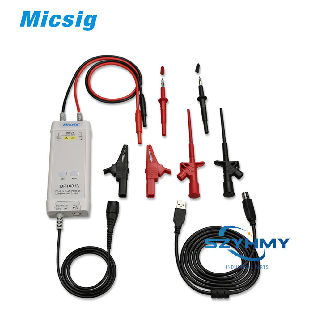 Micsig DP10013 High Voltage Differential Probe Kit - 1300V - MICSIG