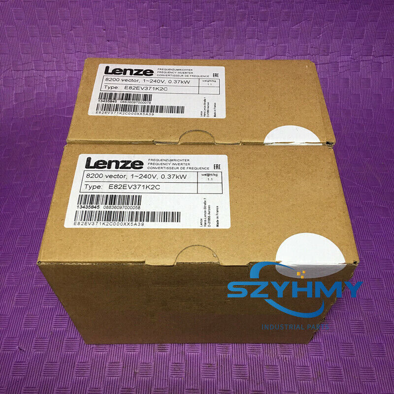 Lenze INVERTER E82EV371K2C New In Box - LENZE
